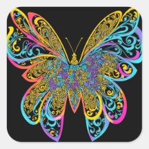 BUTTERFLY MANDALA ART FOR ANDLIG MEDITATION