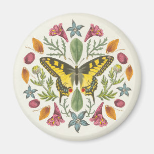 Butterfly Mandala Magnet