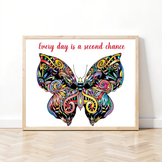 Butterfly Mandala Poster (Skapare uppladdad)