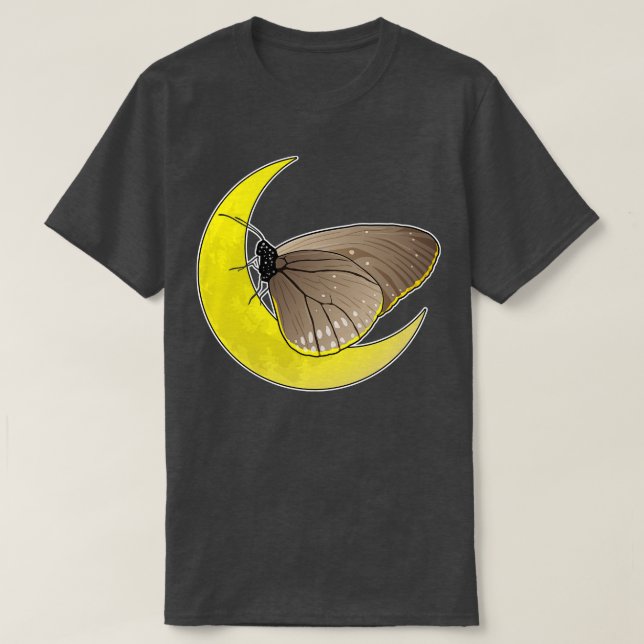 Butterfly Måne T Shirt (Design framsida)