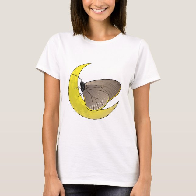 Butterfly Måne T Shirt (Framsida)