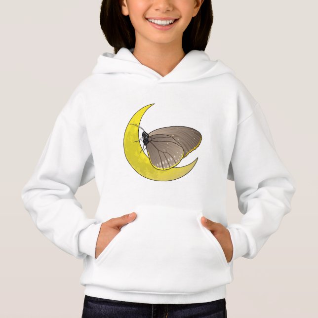 Butterfly Måne T Shirt (Framsida)