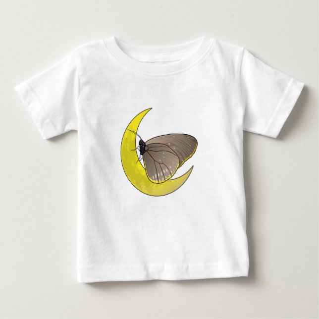 Butterfly Måne T Shirt (Framsida)
