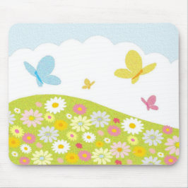 Butterfly Meadow Mouse Pad Musmatta