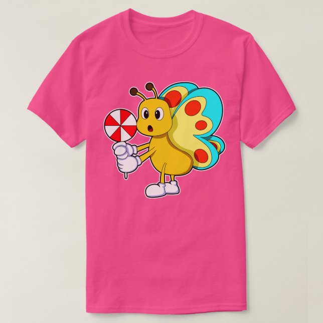 Butterfly med Candy T Shirt (Design framsida)