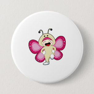 Butterfly med Costume Knapp