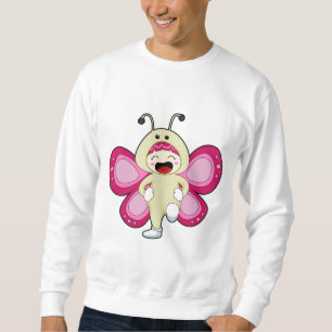Butterfly med Costume Lång Ärmad Tröja
