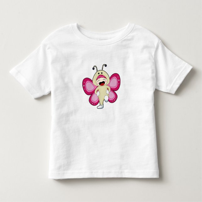 Butterfly med Costume T Shirt (Framsida)