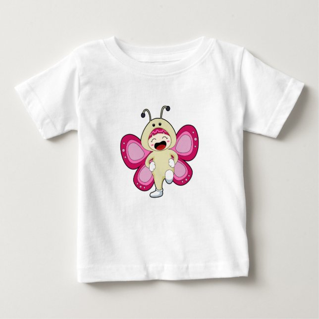 Butterfly med Costume T Shirt (Framsida)