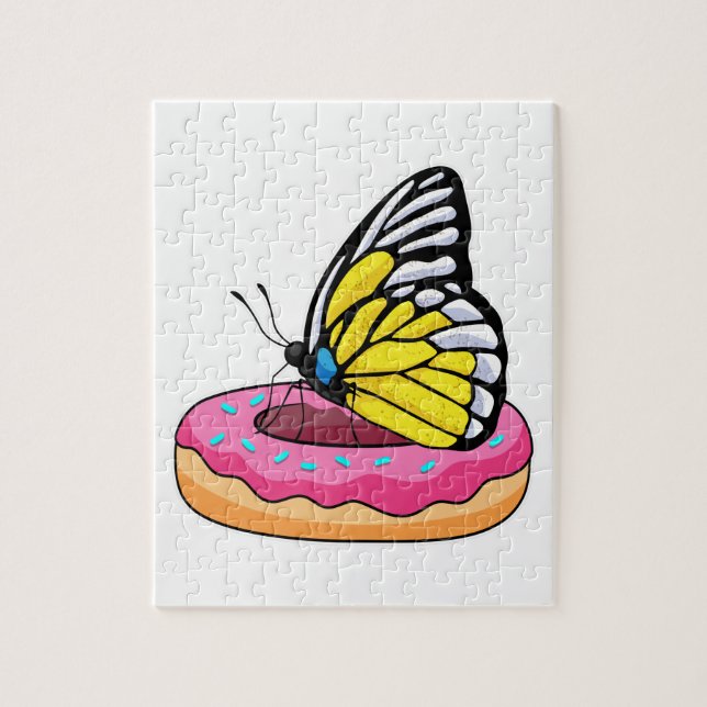 Butterfly med Donut Pussel (Vertikal)