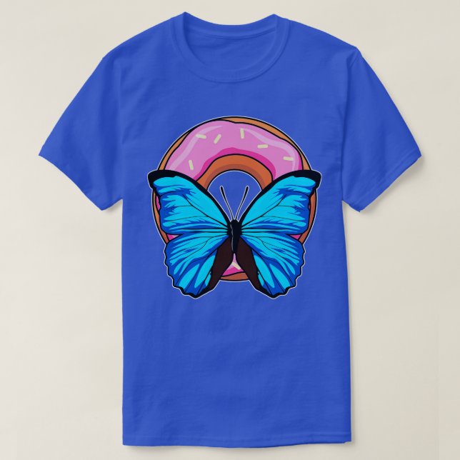 Butterfly med Donut T Shirt (Design framsida)