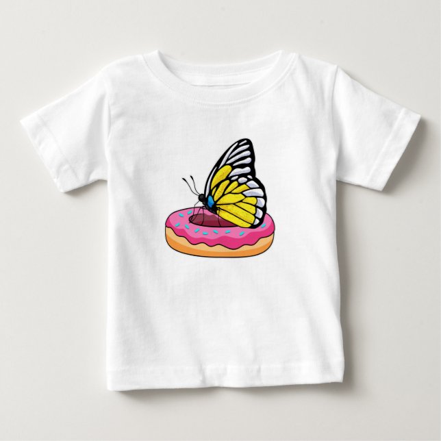 Butterfly med Donut T Shirt (Framsida)