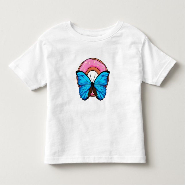 Butterfly med Donut T Shirt (Framsida)