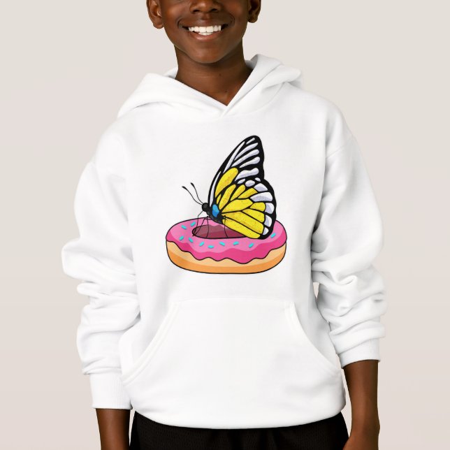 Butterfly med Donut T Shirt (Framsida)