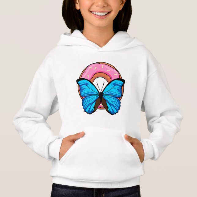 Butterfly med Donut T Shirt (Framsida)