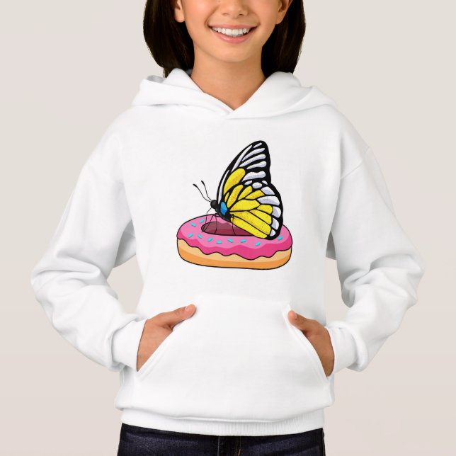Butterfly med Donut T Shirt (Framsida)