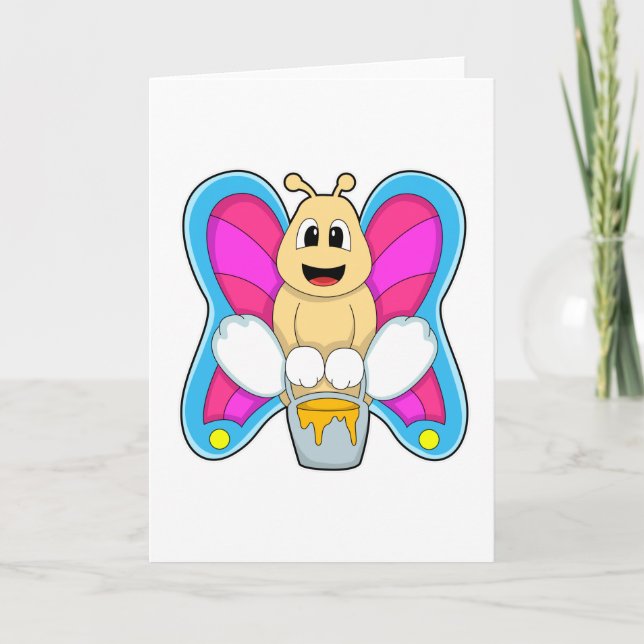 Butterfly med honung kort (Framsida)