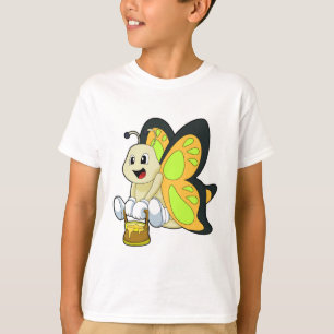 Butterfly med honung t shirt