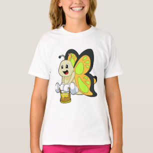 Butterfly med honung t shirt