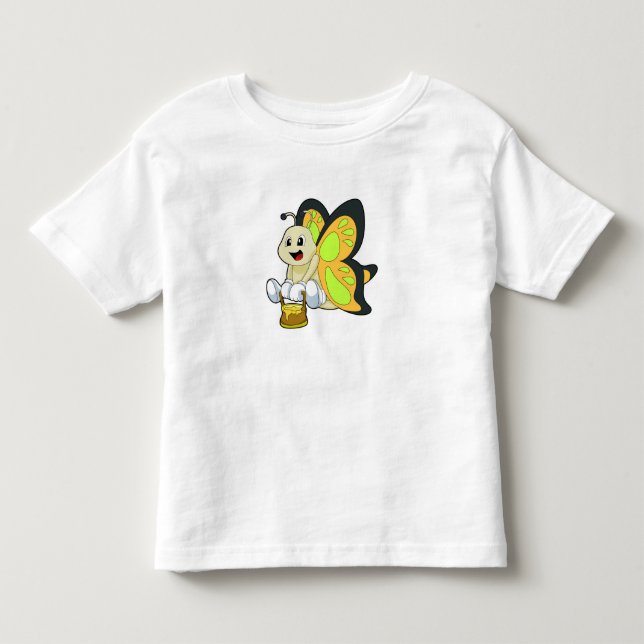 Butterfly med honung t shirt (Framsida)