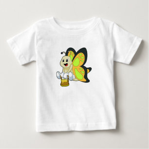 Butterfly med honung t shirt
