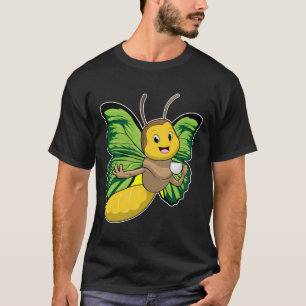 Butterfly med Kopp i kaffe T Shirt