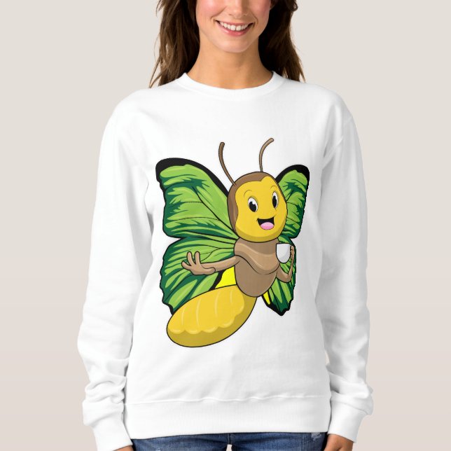 Butterfly med Kopp i kaffe T Shirt (Framsida)