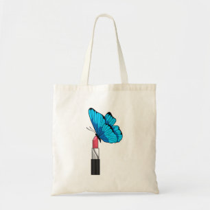 Butterfly med Lipstick Tygkasse