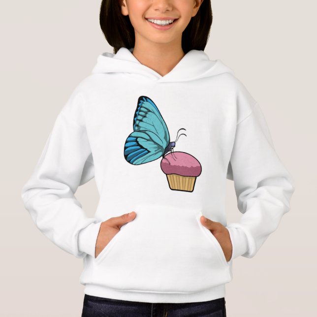 Butterfly med Muffin T Shirt (Framsida)