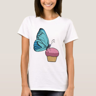 Butterfly med Muffin T Shirt
