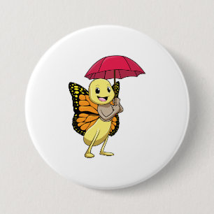 Butterfly med Parbrella Knapp