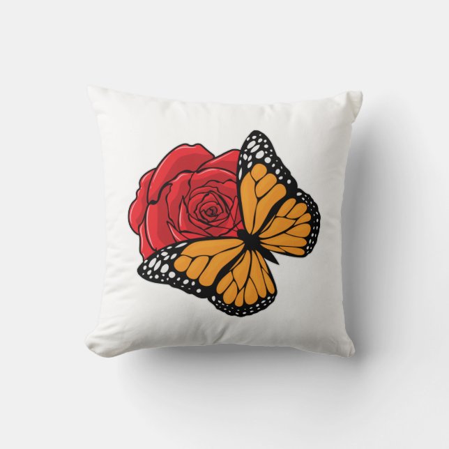 Butterfly med Ro Kudde (Framsida)