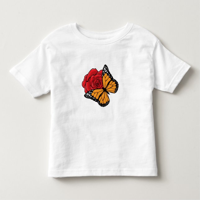 Butterfly med Ro T Shirt (Framsida)