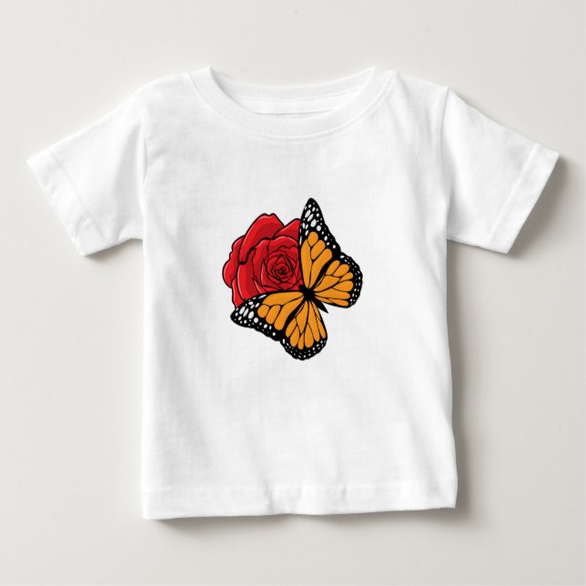 Butterfly med Ro T Shirt (Framsida)