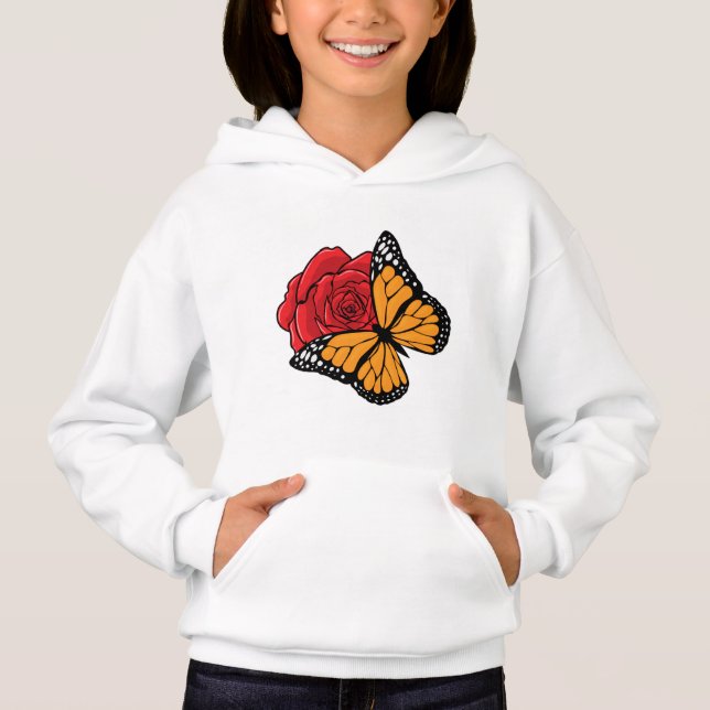 Butterfly med Ro T Shirt (Framsida)