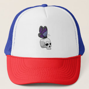 Butterfly med Skull Keps