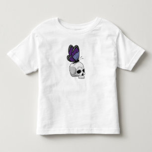 Butterfly med Skull T Shirt