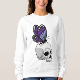 Butterfly med Skull T Shirt