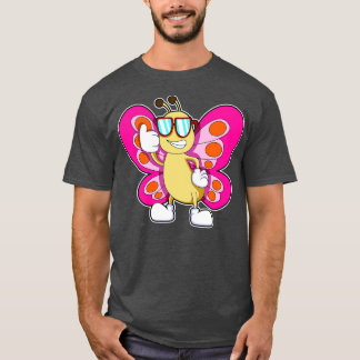 Butterfly med solglasögon t shirt