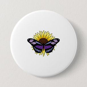 Butterfly med solros knapp