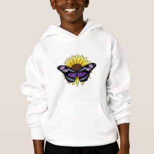 Butterfly med solros t shirt
