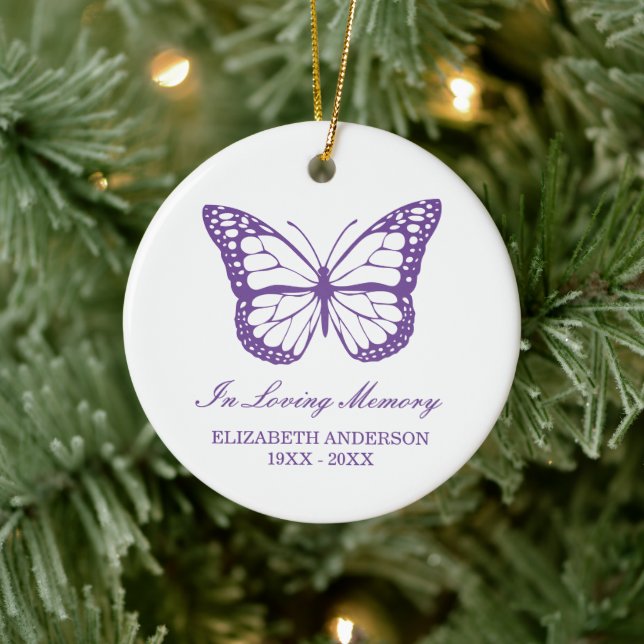 Butterfly Memorial Julgransprydnad Keramik (Träd)