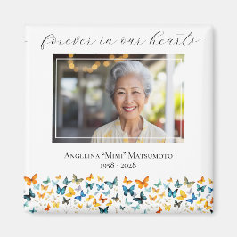Butterfly Memorial Keepsaké Photo Magnet