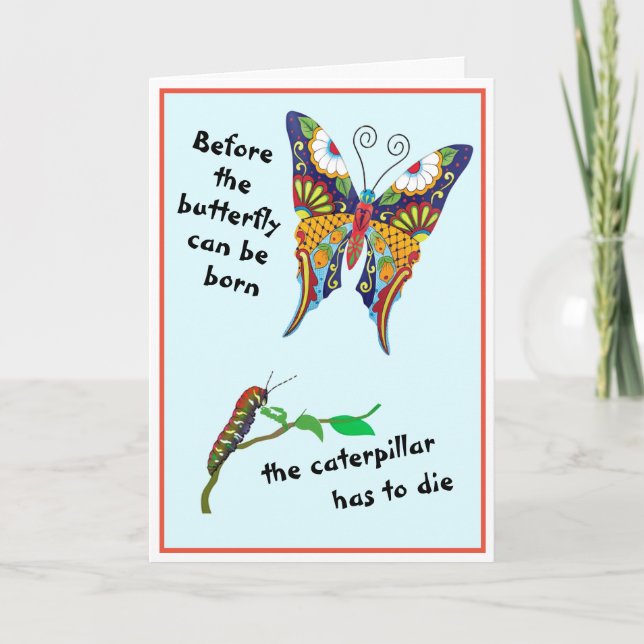 Butterfly Metamorphosis Kort (Framsida)