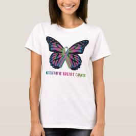 Butterfly Metastatic Breast Cancer Warrior T Shirt
