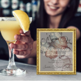 Butterfly Möhippa Mimosa Pub Tabletop Poster