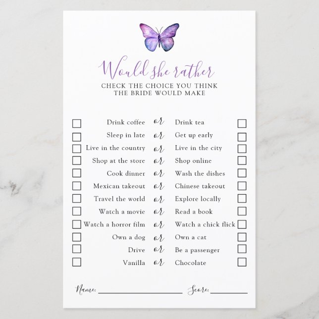 Butterfly Möhippa skulle hon hellre vilja spela (Framsida)