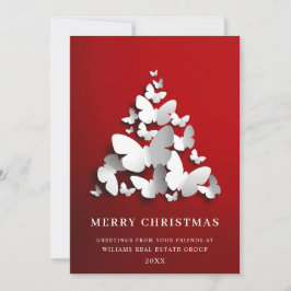 Butterfly Monarch jul Corporate Hälsning Julkort