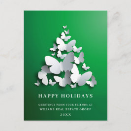 Butterfly Monarch jul Corporate Hälsning Vykort