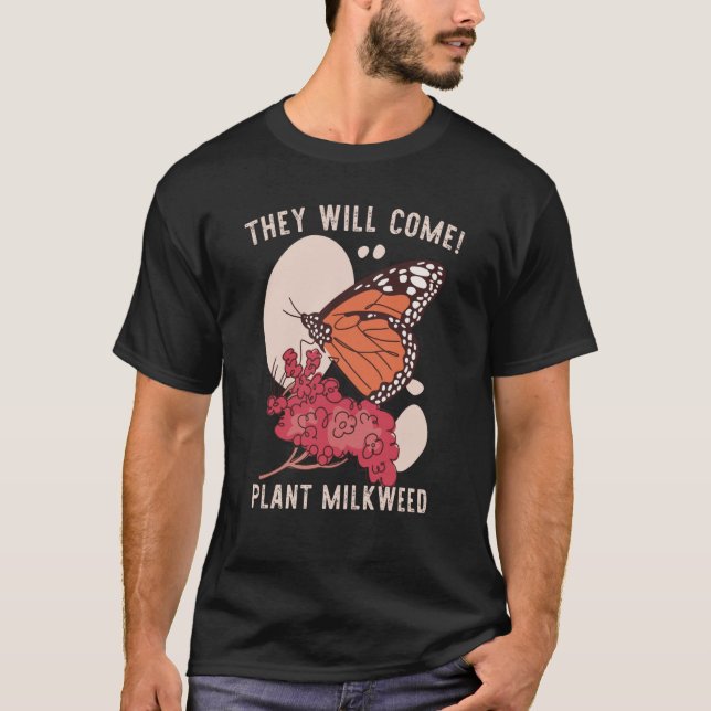 Butterfly Monarch T Shirt (Framsida)